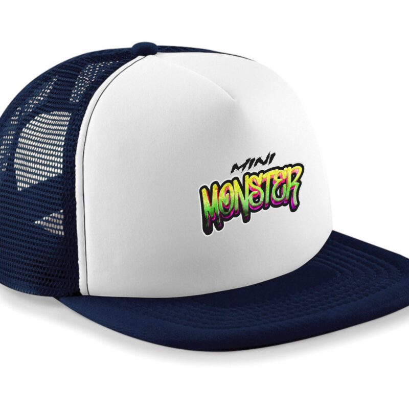 Casquette mini monster bleu marine enfant