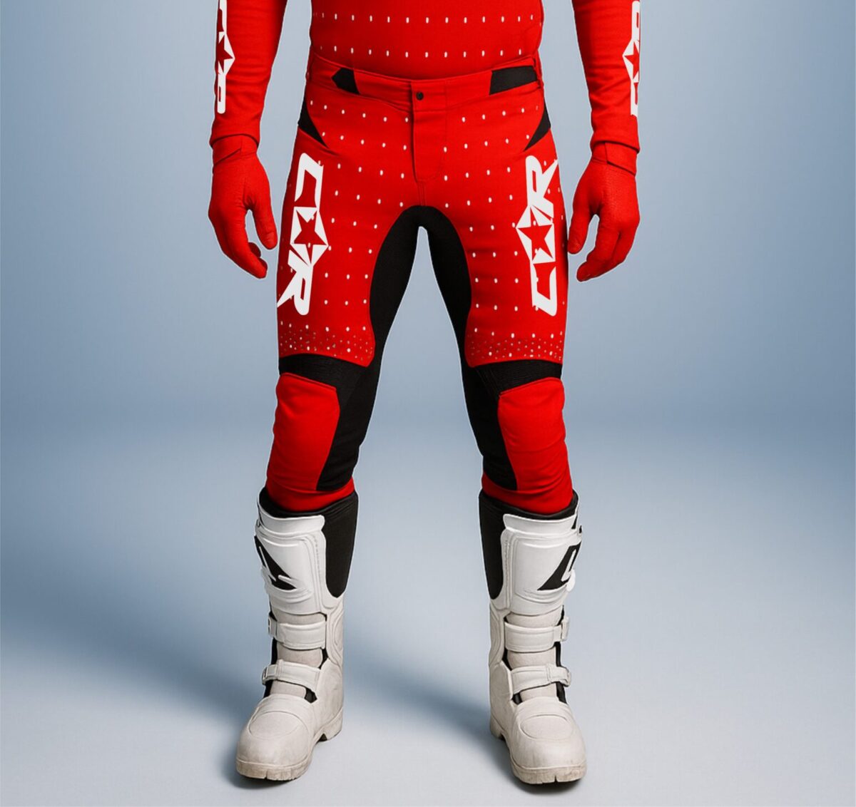 Pantalon classic rouge