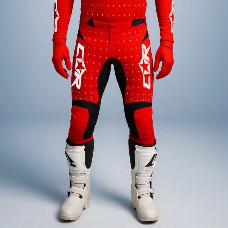 Pantalon classic rouge