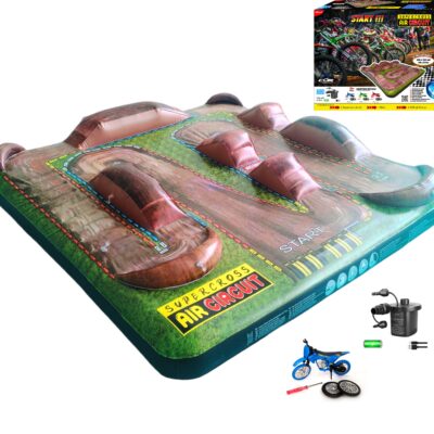 Jeu Vintage Années 70 Moto Cross Circuit Création Vullierme - En Plastique, Fabrication France, Occasion