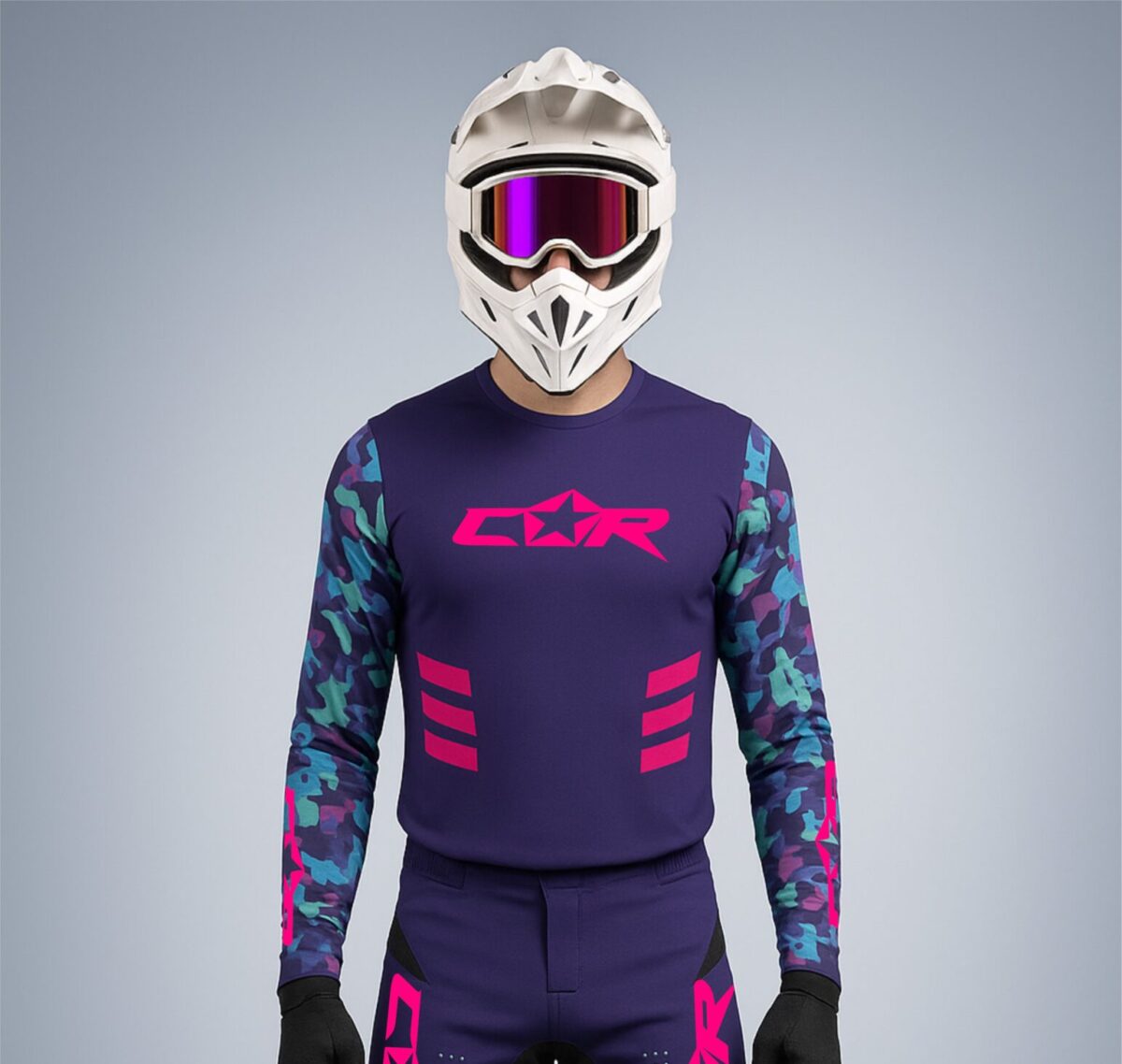 Maillot camo violet