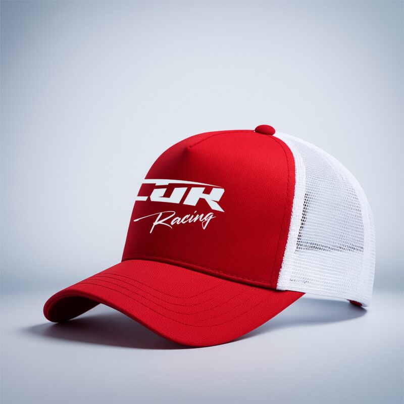 casquette racing rouge