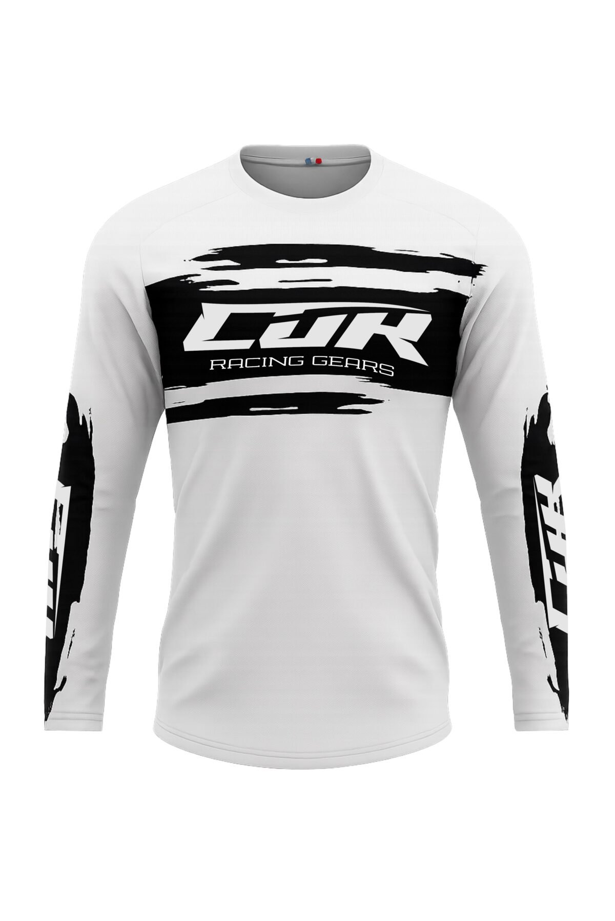 Maillot CRYPTO blanc noir – Image 3