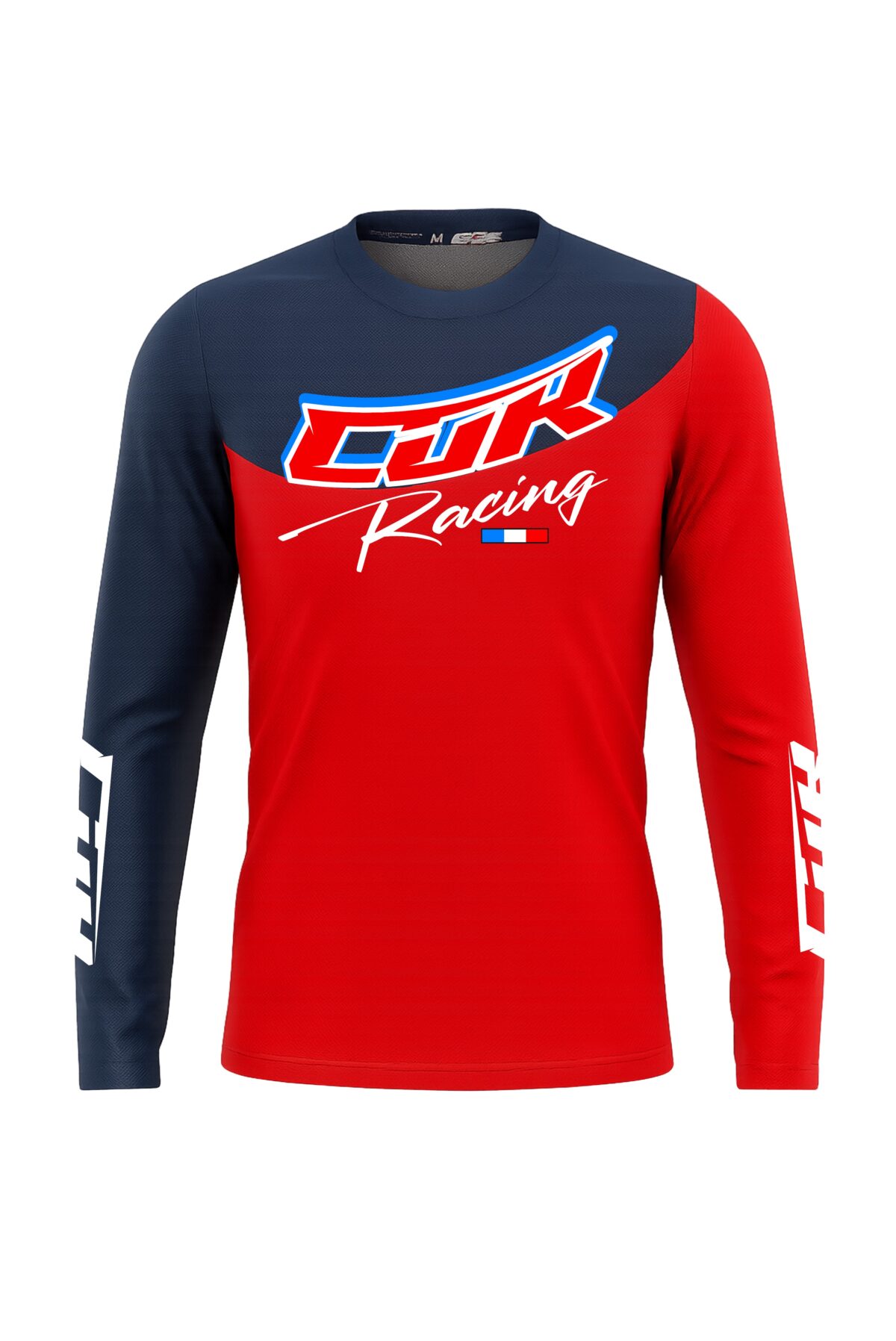 Maillot RACING bleu marine rouge – Image 3