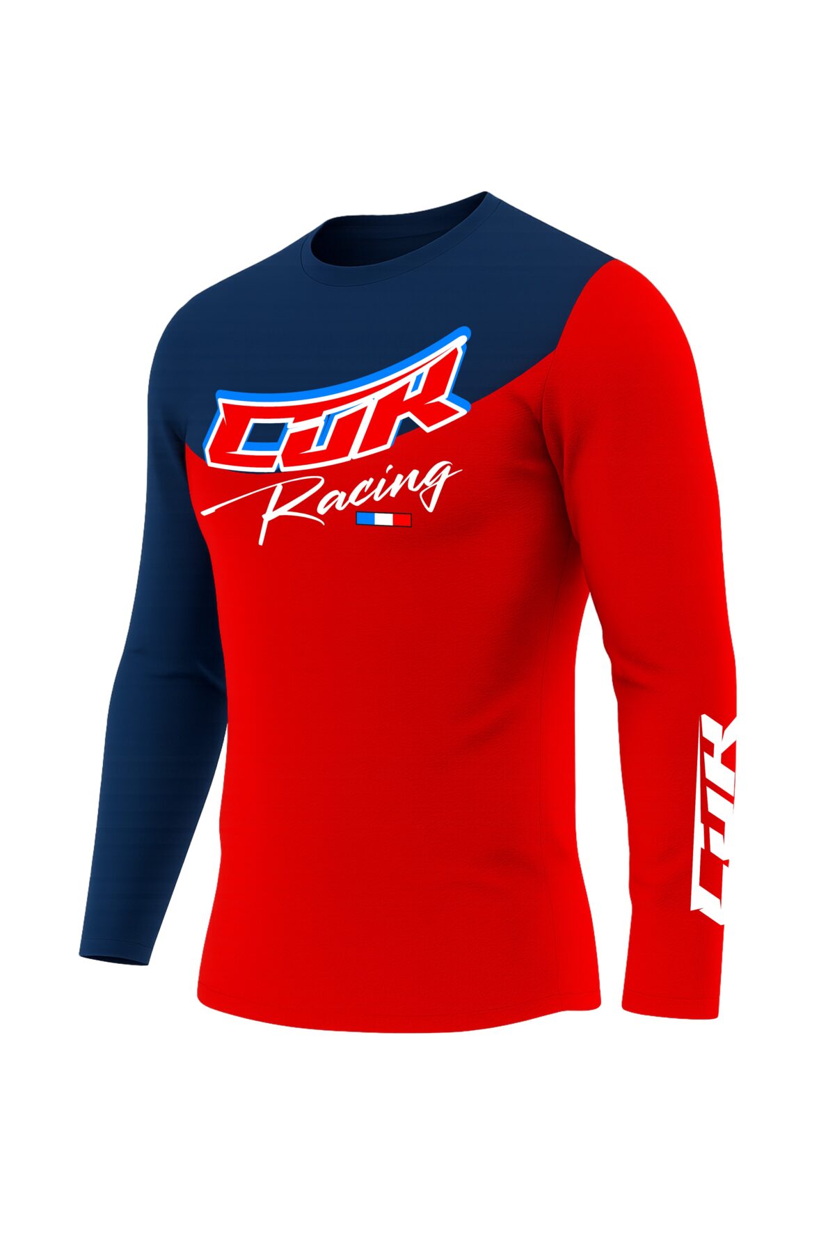 Maillot RACING bleu marine rouge – Image 5