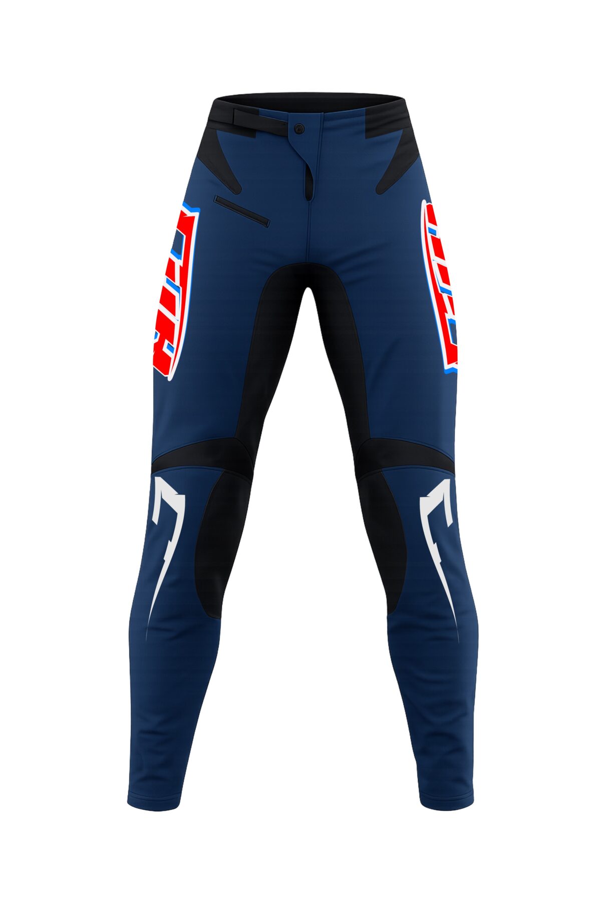 Pantalon motocross RACING bleu marine – Image 4