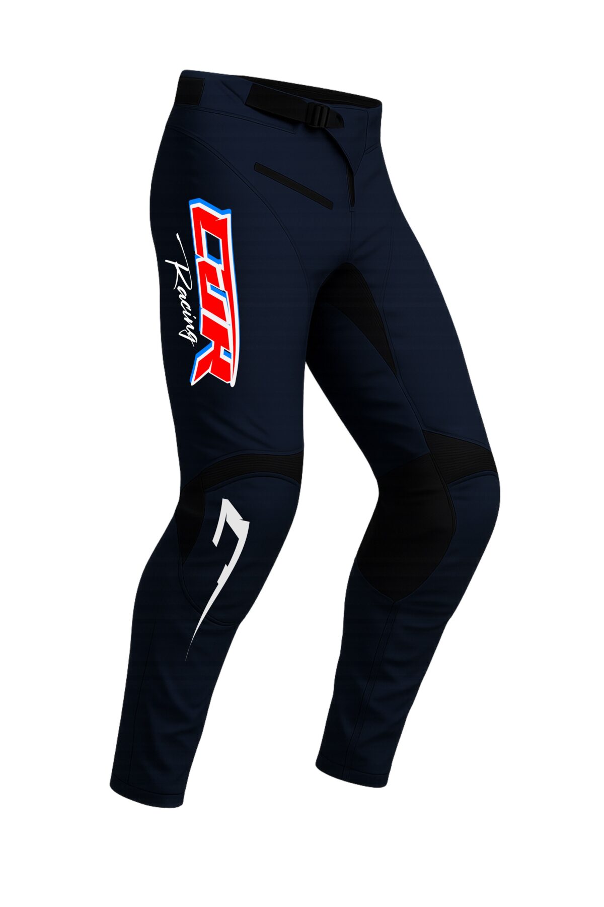 Pantalon motocross RACING bleu marine – Image 3