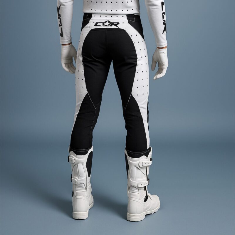 Pantalon Motocross classic blanc