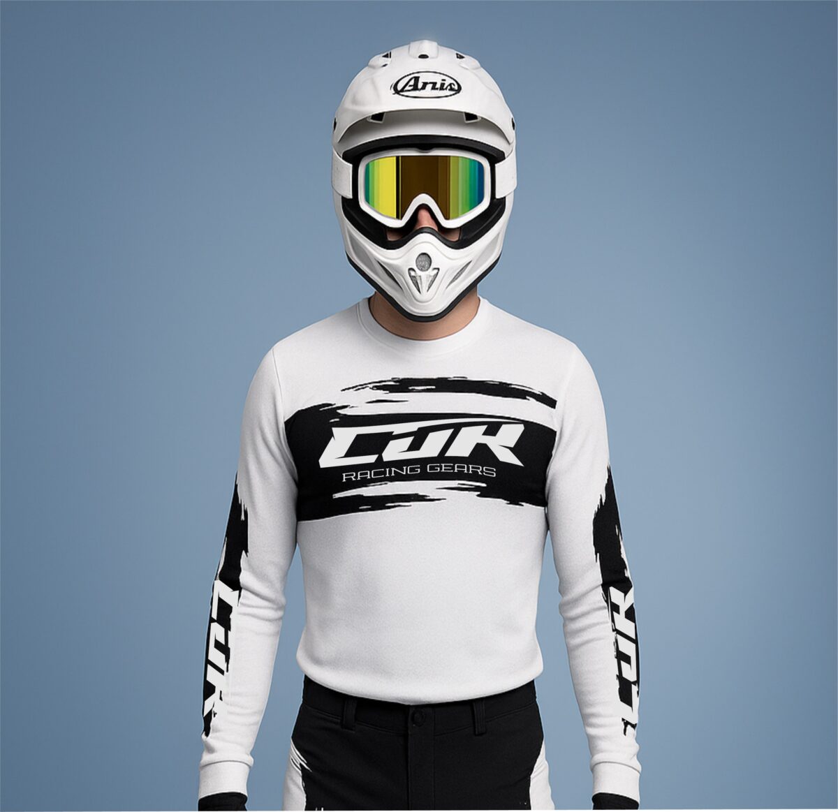 Maillot CRYPTO blanc noir