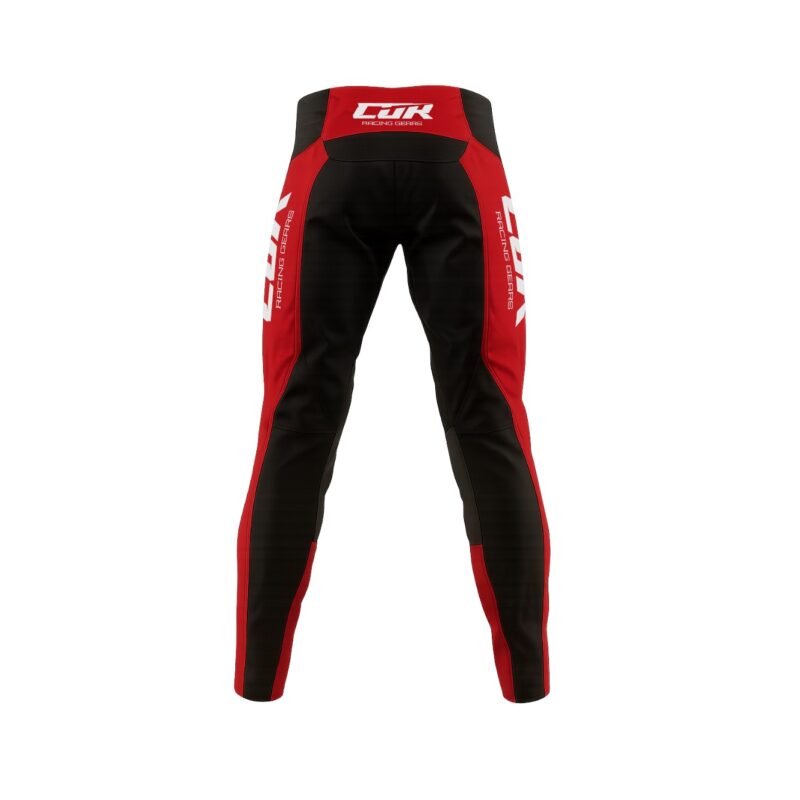 Pantalon motocross CRYPTO blanc rouge bleu