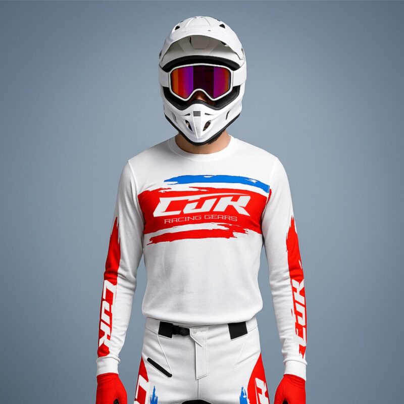 Maillot CRYPTO blanc rouge bleu