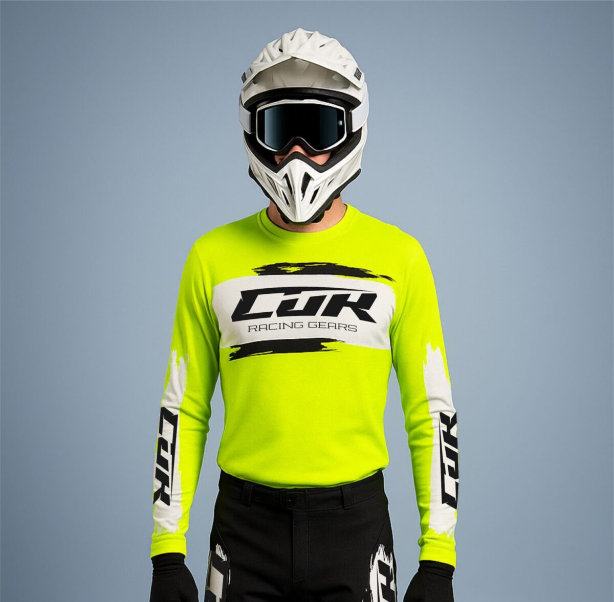 Maillot CRYPTO noir jaune fluo