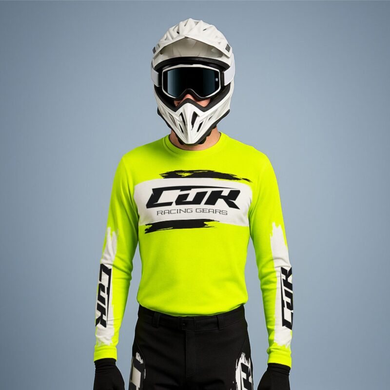 Maillot CRYPTO noir jaune fluo