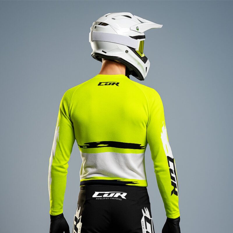 Maillot CRYPTO noir jaune fluo