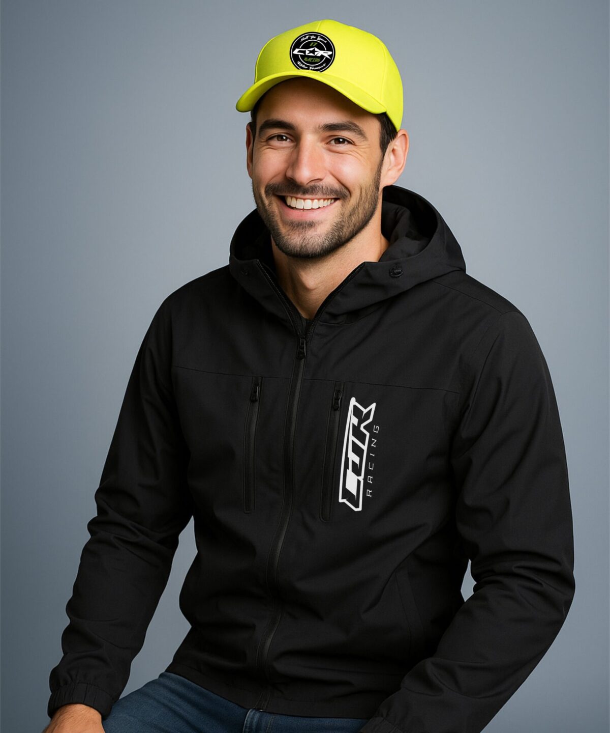 Veste à capuche paddock noir