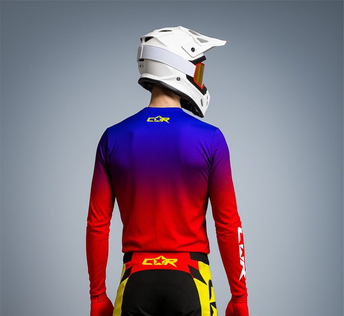 Maillot bleu électric rouge jaune – Image 2