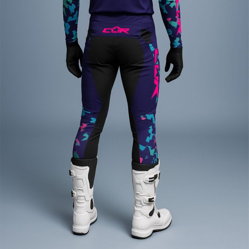 Pantalon Motocross camo violet