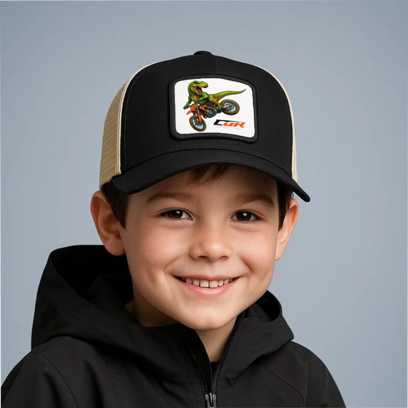Casquette dino enfant