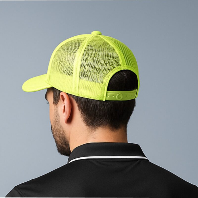 Casquette flexfit jaune fluo adulte