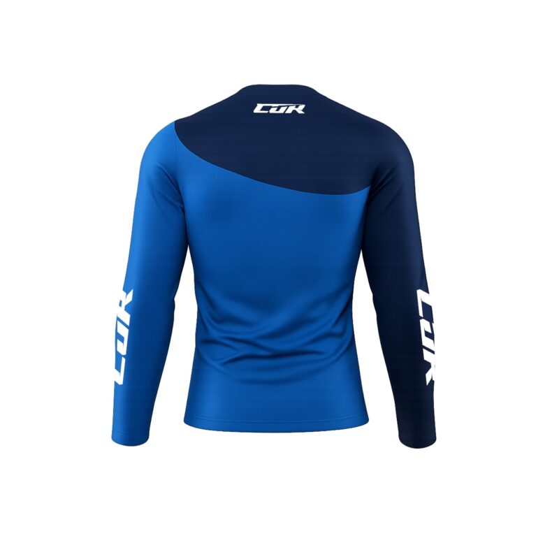 Maillot RACING bleu marine bleu électric