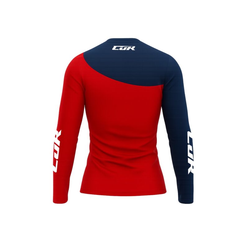 Maillot RACING bleu marine rouge