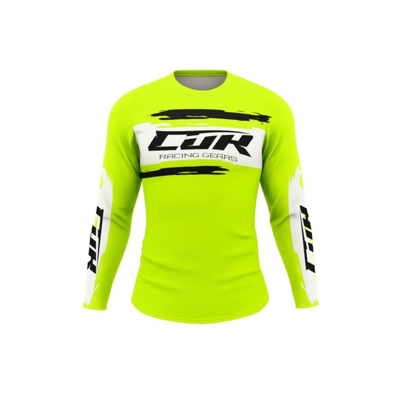 Maillot CRYPTO noir jaune fluo