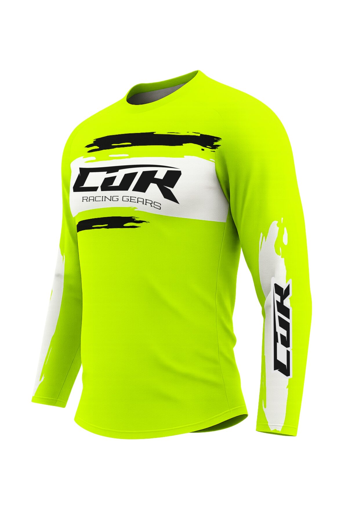 Maillot CRYPTO noir jaune fluo – Image 4