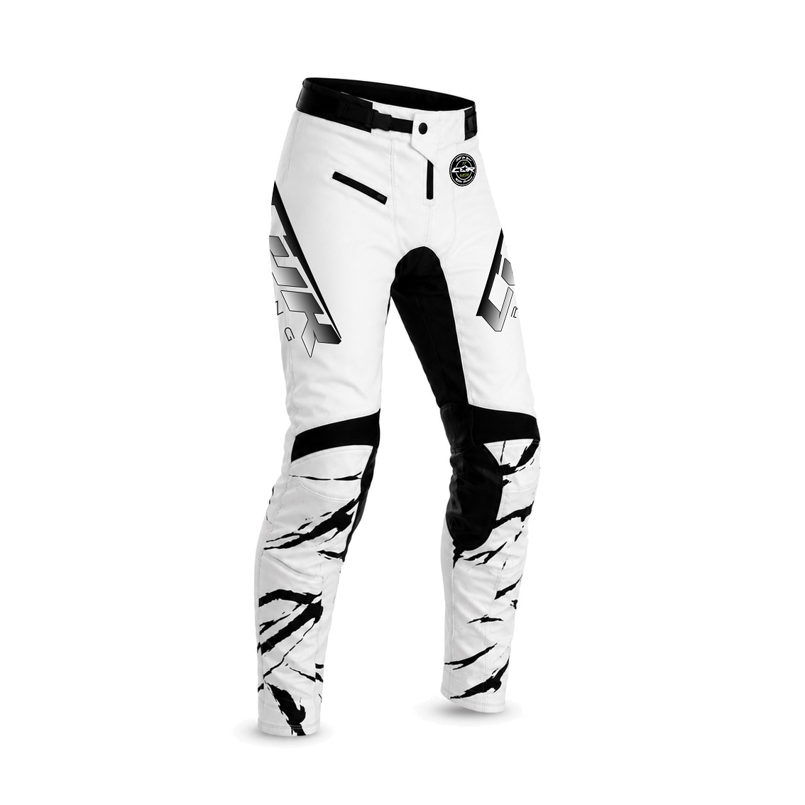 Pantalon motocross HERO blanc – Image 4