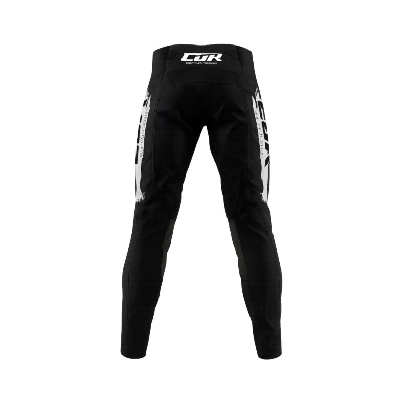 Pantalon motocross CRYPTO noir blanc