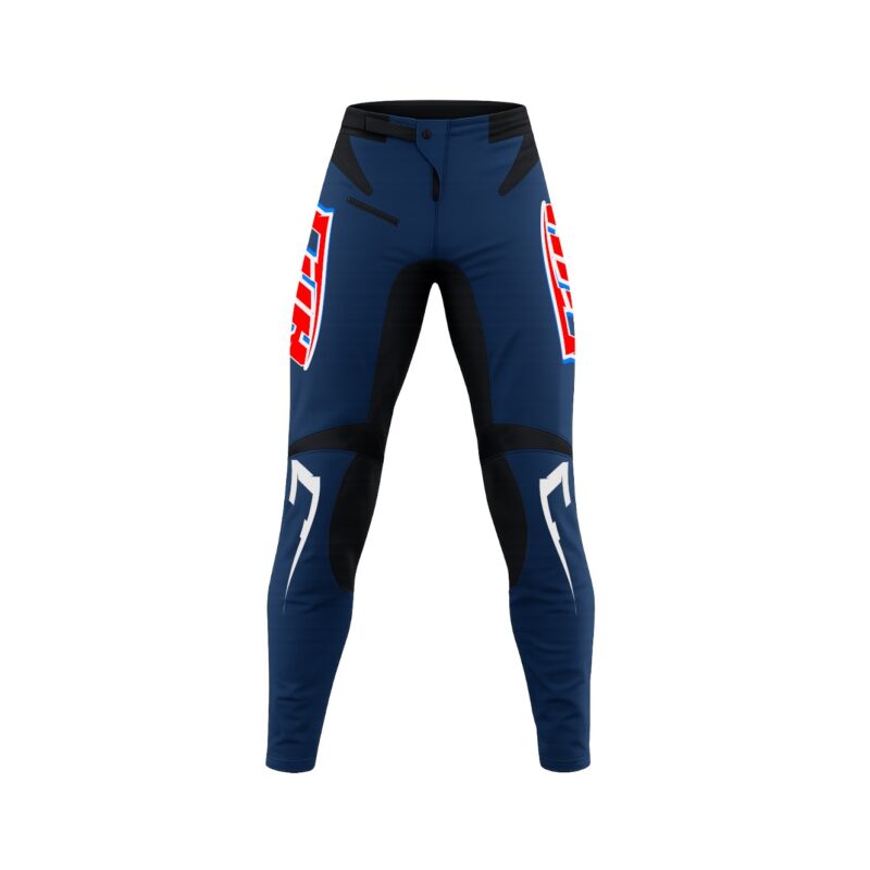 Pantalon motocross RACING bleu marine