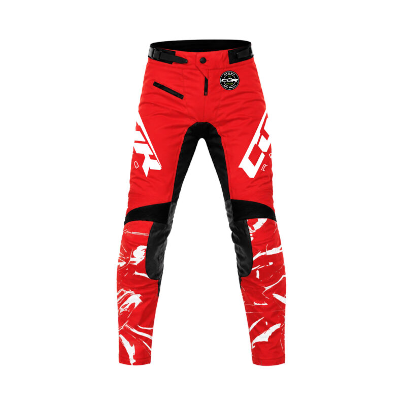 Pantalon motocross HERO rouge