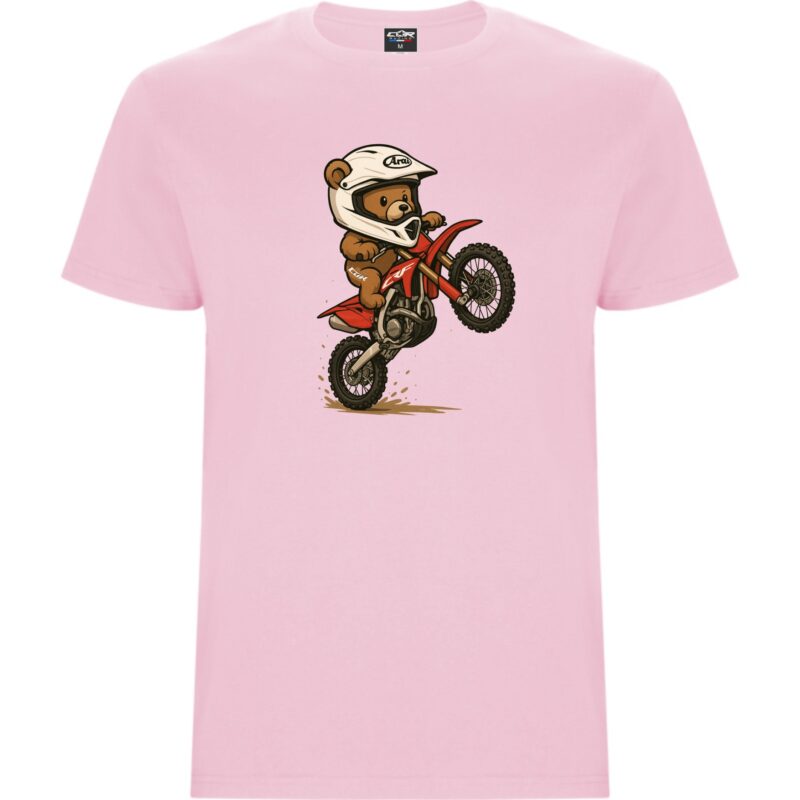 Tee shirt nounours rose enfant