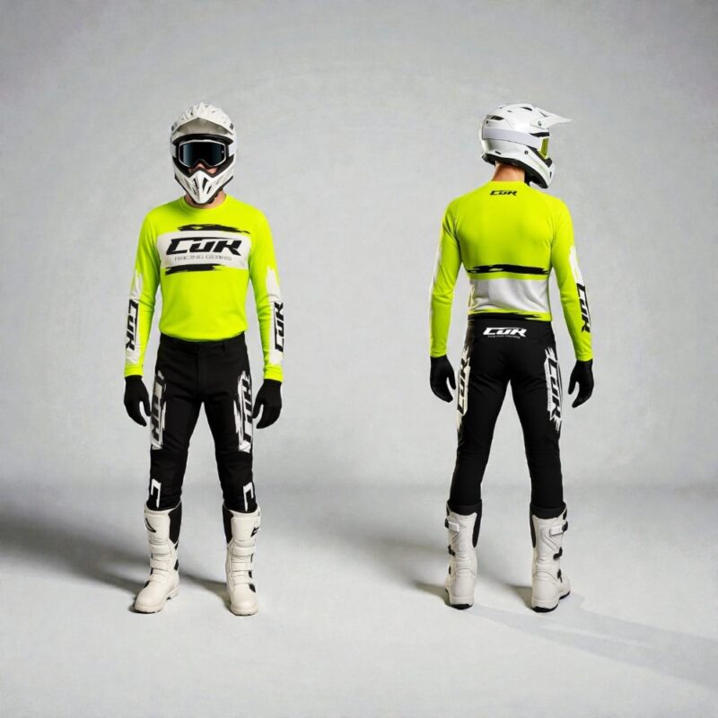 Tenue CRYPTO noir jaune fluo