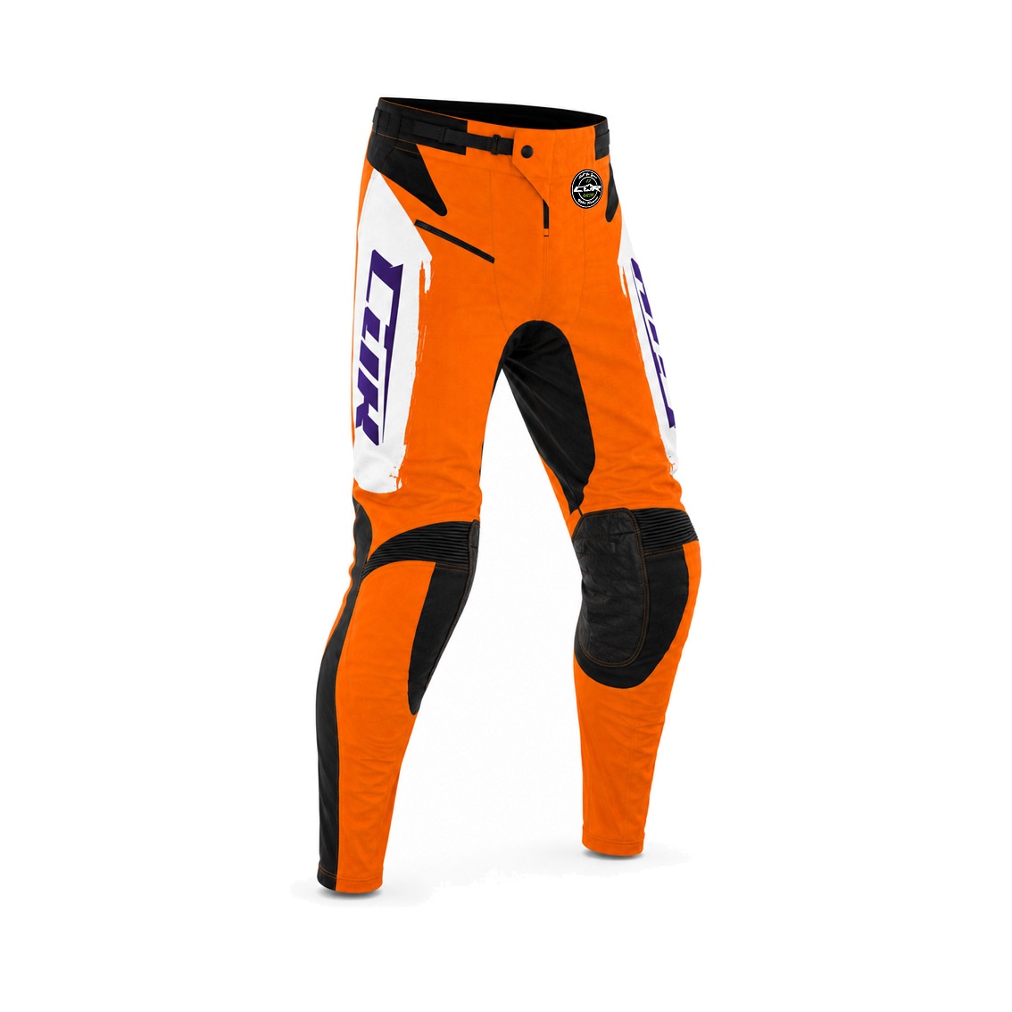 Pantalon RACE orange blanc violet – Image 4
